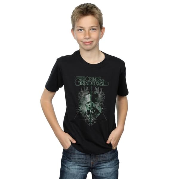 Fantastic Beasts Boys The Crimes Of Grindelwald Wand Split T-Shirt