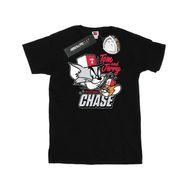 Tom And Jerry Mens Cat & Mouse Chase T-Shirt