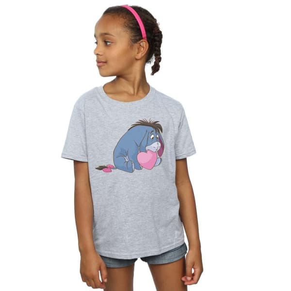 Disney Girls Winnie The Pooh Eeyore Mouth Cotton T-Shirt