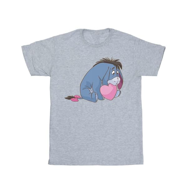Disney Girls Winnie The Pooh Eeyore Mouth Cotton T-Shirt