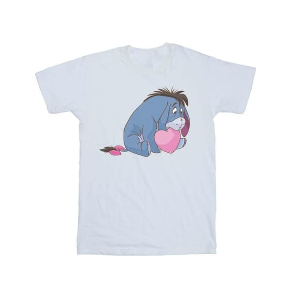 Disney Girls Winnie The Pooh Eeyore Mouth Cotton T-Shirt