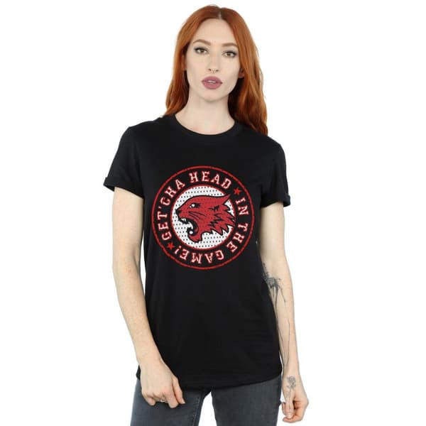 Disney Womens/Ladies High School Musical The Musical Head In The Game Cotton Boyfriend T-Shirt