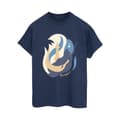 Miniatyrbild 1 av 4: Disney Dam/Tjej Den lilla sjöjungfrun Colour Silhouettes Boyfriend T-shirt i bomull