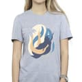 Miniatyrbild 3 av 4: Disney Dam/Tjej Den lilla sjöjungfrun Colour Silhouettes Boyfriend T-shirt i bomull