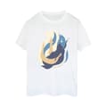 Miniatyrbild 1 av 4: Disney Dam/Tjej Den lilla sjöjungfrun Colour Silhouettes Boyfriend T-shirt i bomull