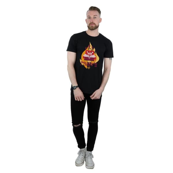 Disney Mens Inside Out Fired Up T-Shirt