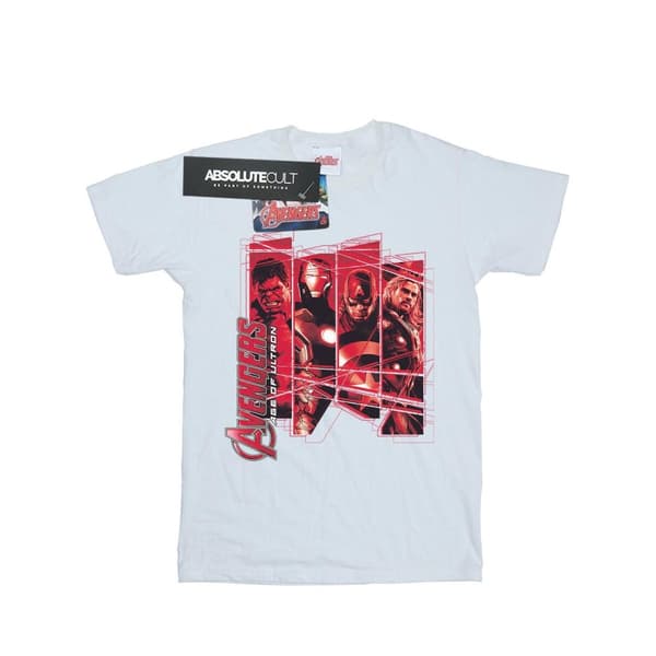 Marvel T-shirt med collage av Avengers-laget för pojkar
