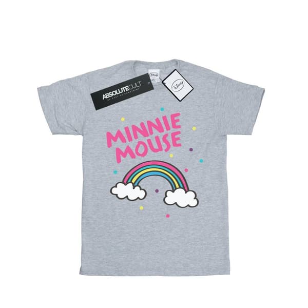 Disney Minnie Mouse - T-shirt med regnbågsfärgade prickar för pojkar