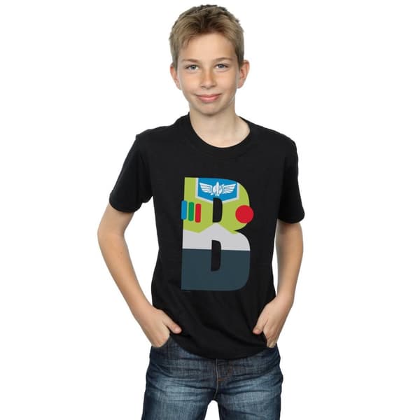 Disney Pojkar - T-shirt med alfabetet B för Buzz Lightyear