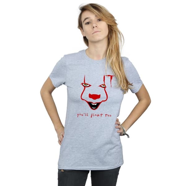 It Womens/Ladies Pennywise Float Cotton Boyfriend T-Shirt