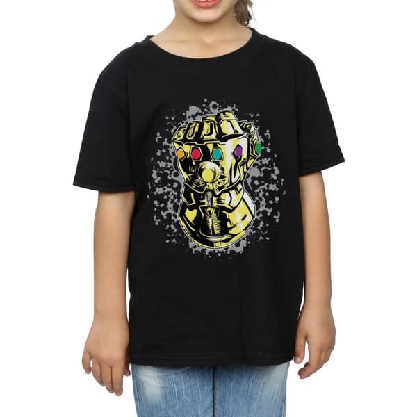 Marvel Girls Avengers Infinity War Thanos Fist Cotton T-Shirt