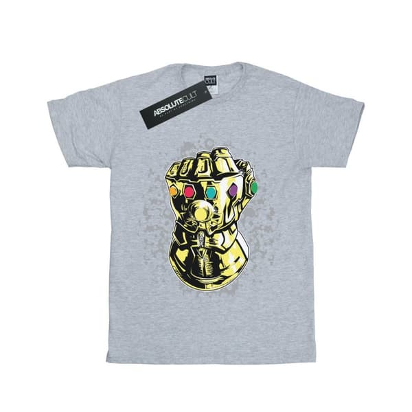 Marvel Girls Avengers Infinity War Thanos Fist Cotton T-Shirt