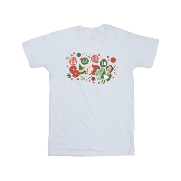 Elf T-shirt för pojkar Santa Fa La La