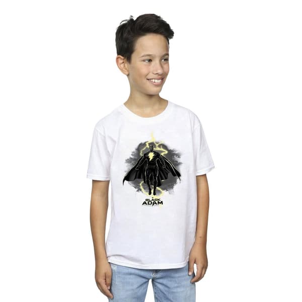 DC Comics Boys Black Adam Hovering Bolt T-Shirt
