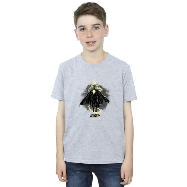 DC Comics Boys Black Adam Hovering Bolt T-Shirt