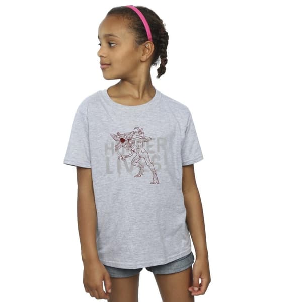 Netflix Girls Stranger Things Hoppers Live Cotton T-Shirt