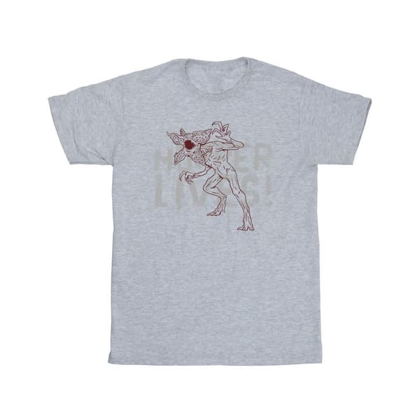 Netflix Girls Stranger Things Hoppers Live Cotton T-Shirt