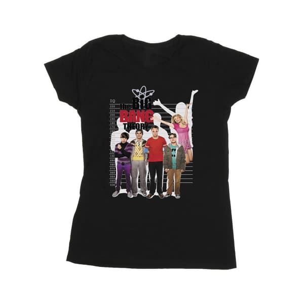 The Big Bang Theory Womens/Ladies IQ Group Cotton T-Shirt