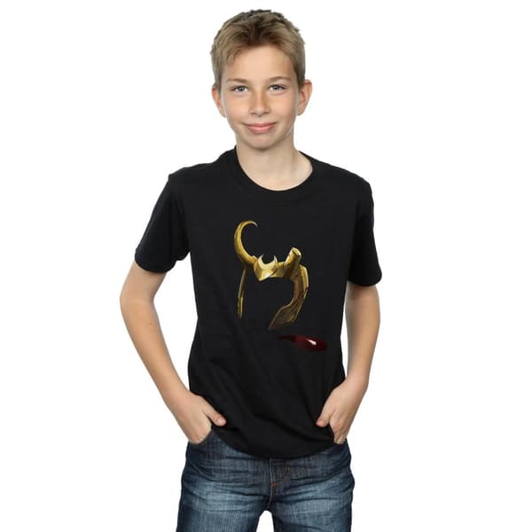 Marvel Boys Loki Agent Of Asgard Helmet T-Shirt