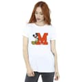 Miniatyrbilde 3 av 4: Disney Womens/Ladies Mickey Mouse Leopard Trousers Cotton Boyfriend T-Shirt