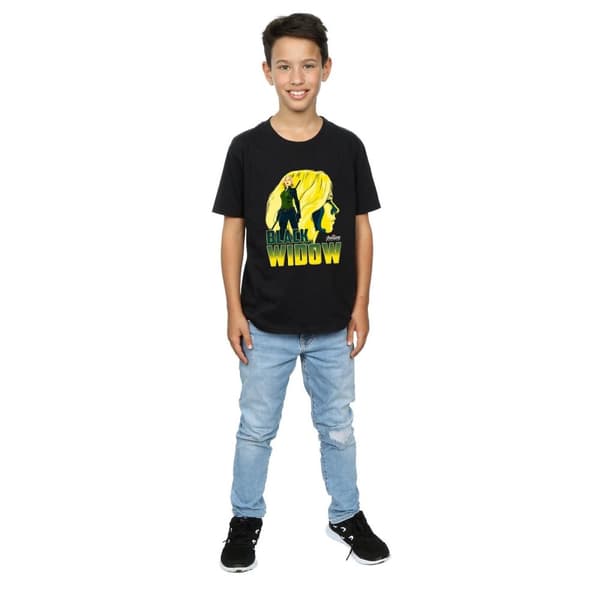 Marvel Boys Avengers Infinity War Black Widow Character T-Shirt