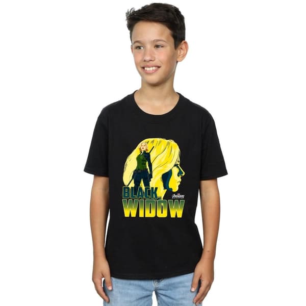 Marvel Boys Avengers Infinity War Black Widow Character T-Shirt