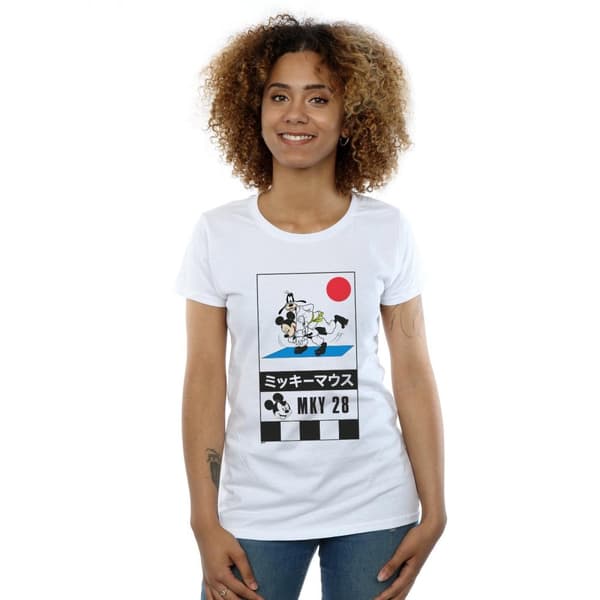 Disney Dam/Tjej Mickey And Goofy Karate T-shirt i bomull