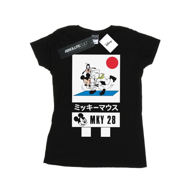 Disney Dam/Tjej Mickey And Goofy Karate T-shirt i bomull