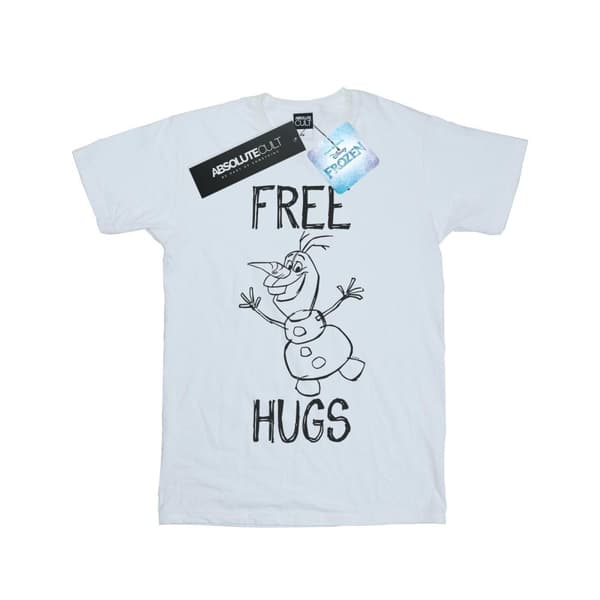 Disney Frozen Olaf Free Hugs bomulls-T-shirt för flickor