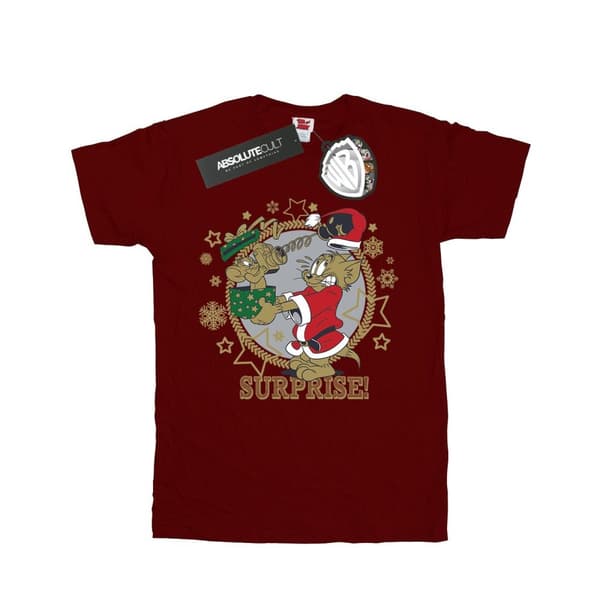 Tom And Jerry T-shirt med julöverraskning för pojkar