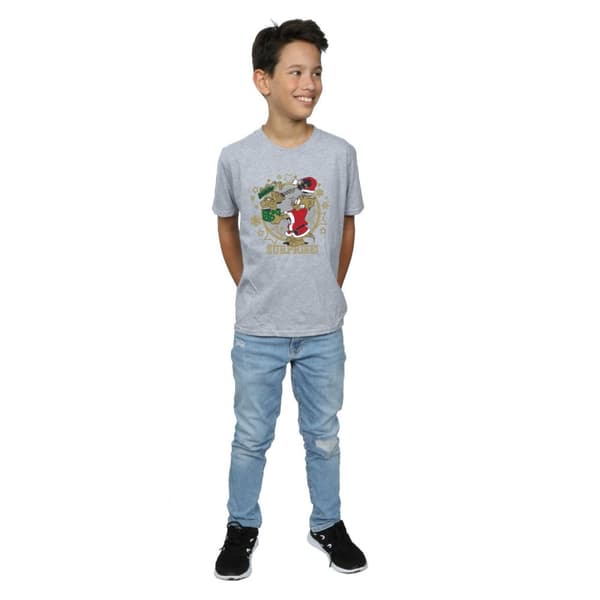 Tom And Jerry T-shirt med julöverraskning för pojkar