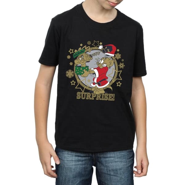 Tom And Jerry T-shirt med julöverraskning för pojkar