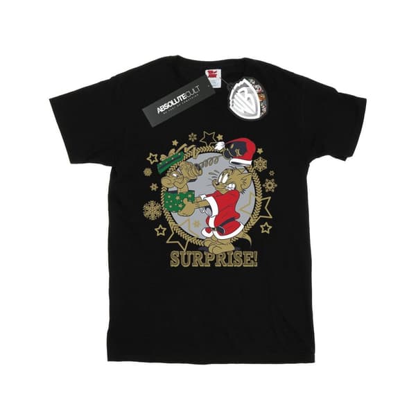 Tom And Jerry T-shirt med julöverraskning för pojkar