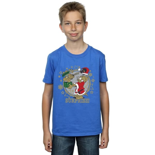 Tom And Jerry T-shirt med julöverraskning för pojkar