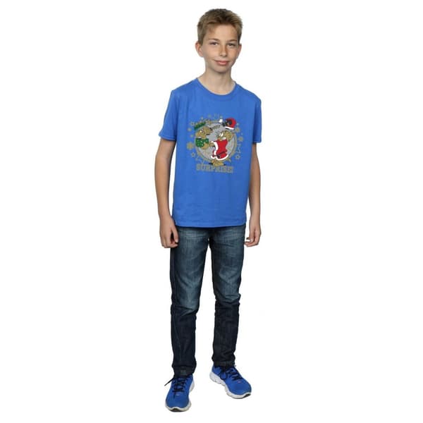 Tom And Jerry T-shirt med julöverraskning för pojkar