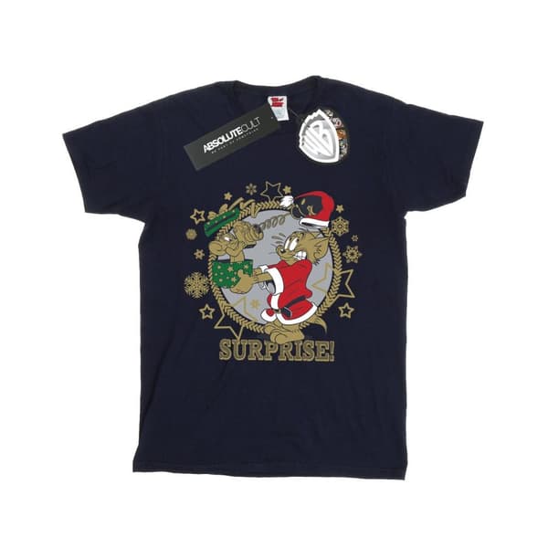 Tom And Jerry T-shirt med julöverraskning för pojkar