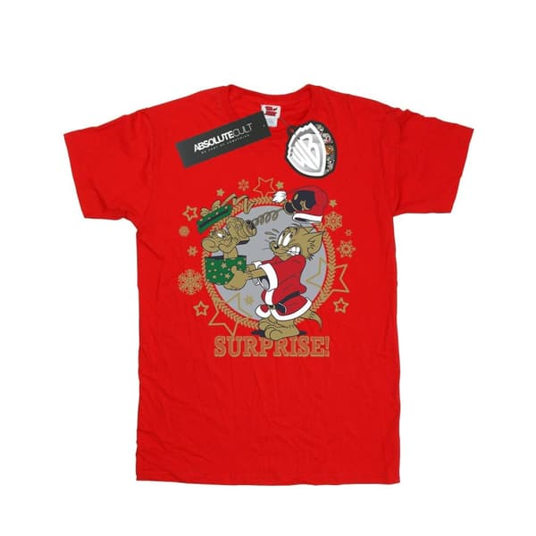 Tom And Jerry T-shirt med julöverraskning för pojkar