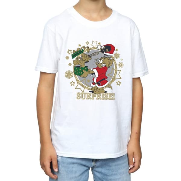 Tom And Jerry T-shirt med julöverraskning för pojkar