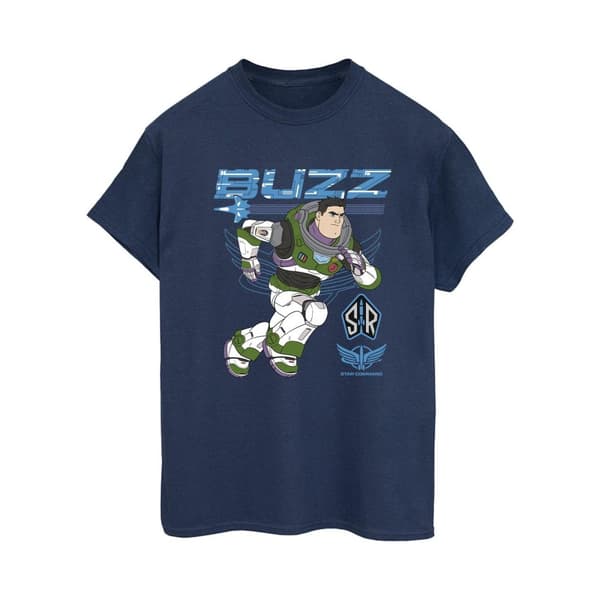 Disney Dam/Lady Lightyear Buzz Run To Action Boyfriend T-shirt i bomull