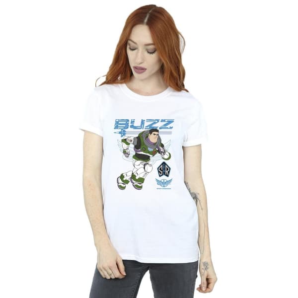 Disney Dam/Lady Lightyear Buzz Run To Action Boyfriend T-shirt i bomull