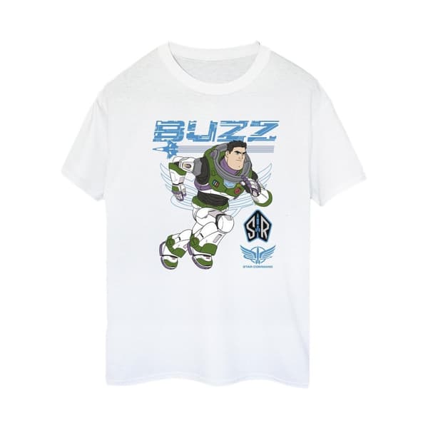 Disney Dam/Lady Lightyear Buzz Run To Action Boyfriend T-shirt i bomull