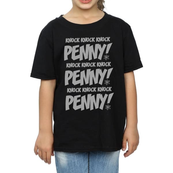 The Big Bang Theory Flickor Sheldon Knock Knock Penny T-shirt i bomull