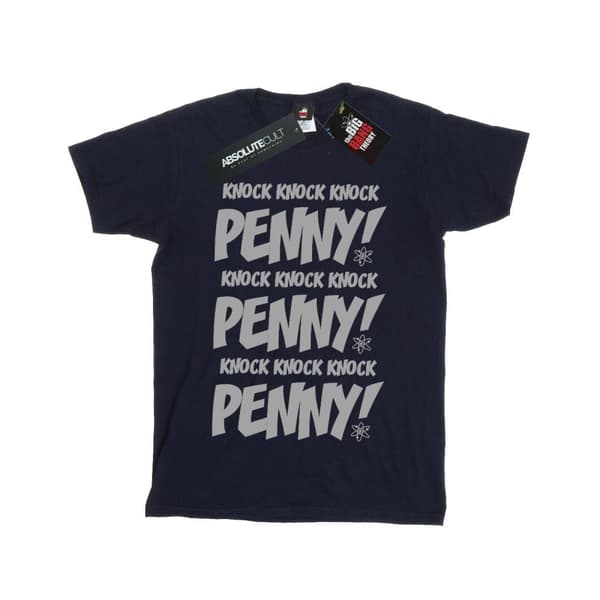 The Big Bang Theory Flickor Sheldon Knock Knock Penny T-shirt i bomull