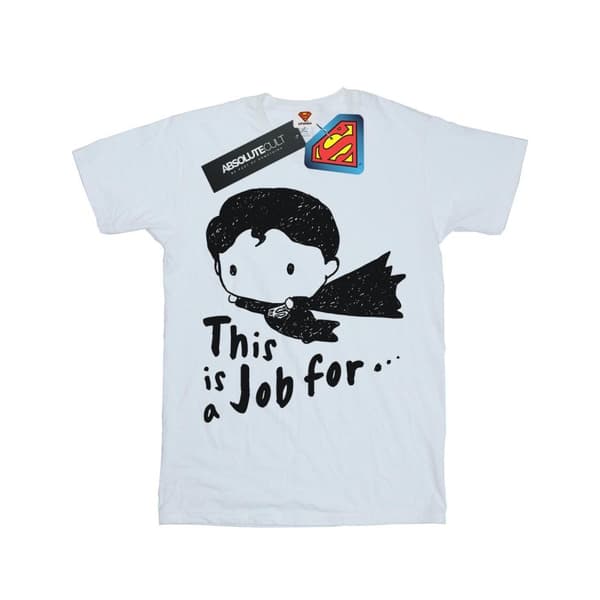 DC Comics T-shirt för pojkar med Superman - det här är ett jobb för en skiss