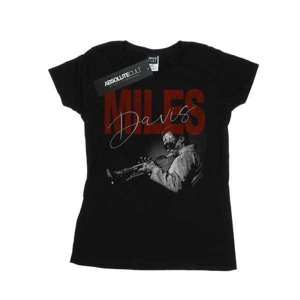 Miles Davis Dam/Tjej - T-shirt i bomull med tryckfoto