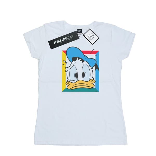 Disney Dam/Tjej Donald Duck Panicked T-shirt i bomull