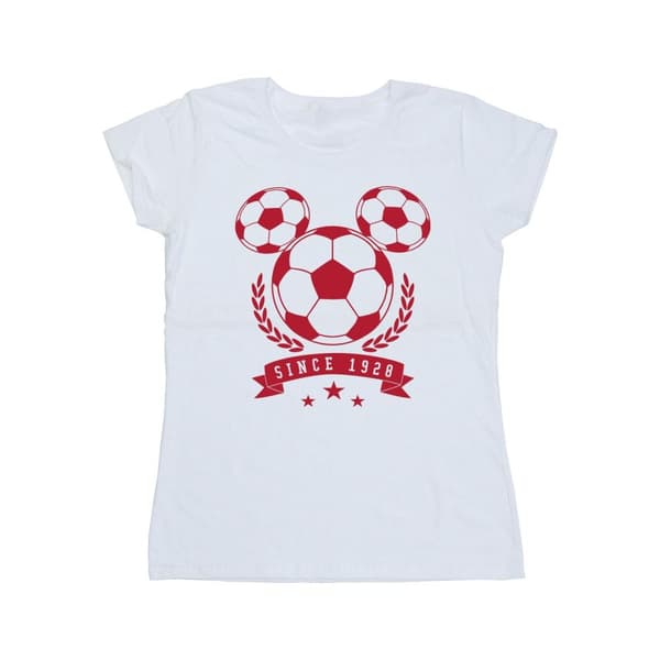 Disney Dam/Tjej - Mickey Football Head - T-shirt i bomull