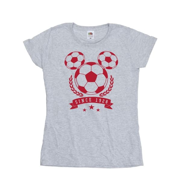 Disney Dam/Tjej - Mickey Football Head - T-shirt i bomull
