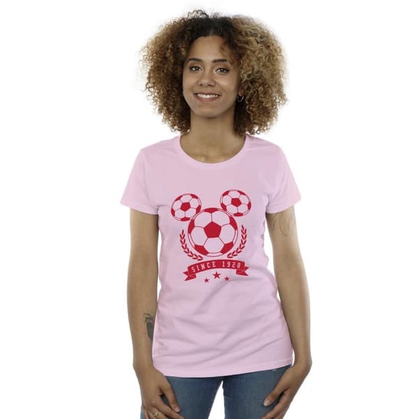 Disney Dam/Tjej - Mickey Football Head - T-shirt i bomull