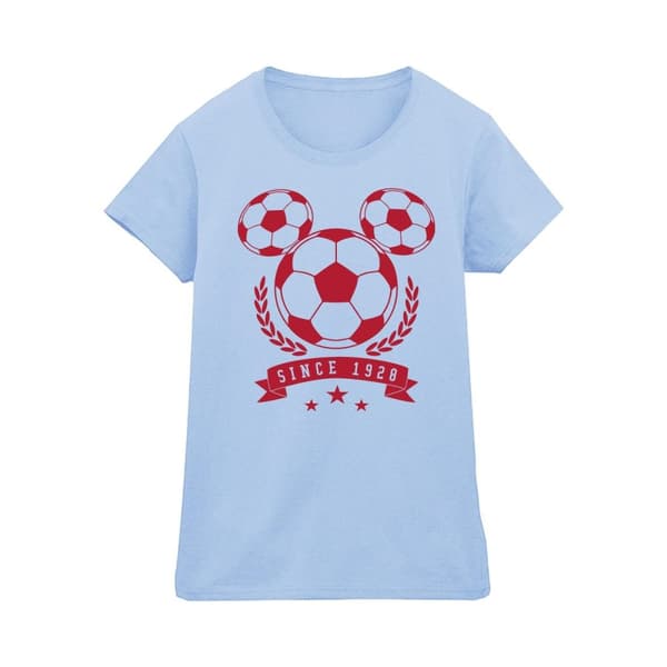 Disney Dam/Tjej - Mickey Football Head - T-shirt i bomull